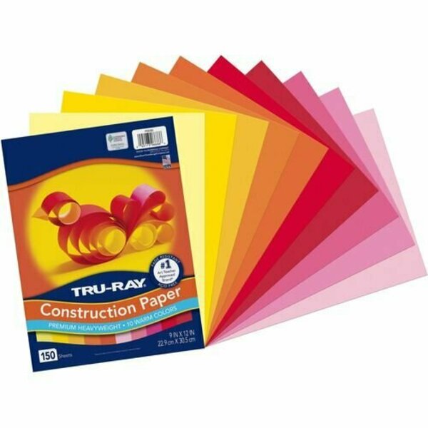 Pacon Construction Paper, 76 lb, 9inx12in, AST w/Holiday Red, 150PK PACP6686